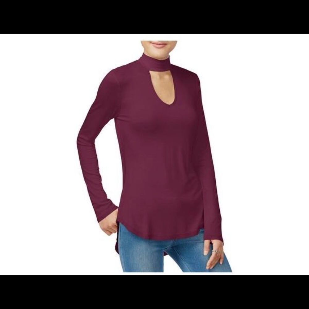 Ultra Flirt Womens T-Shirt Solid Long